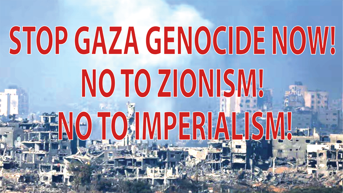 Stop-Gaza-Genocide Petition calls on working people of Sri Lanka and internationaly to fight Zionism and Imperialism 